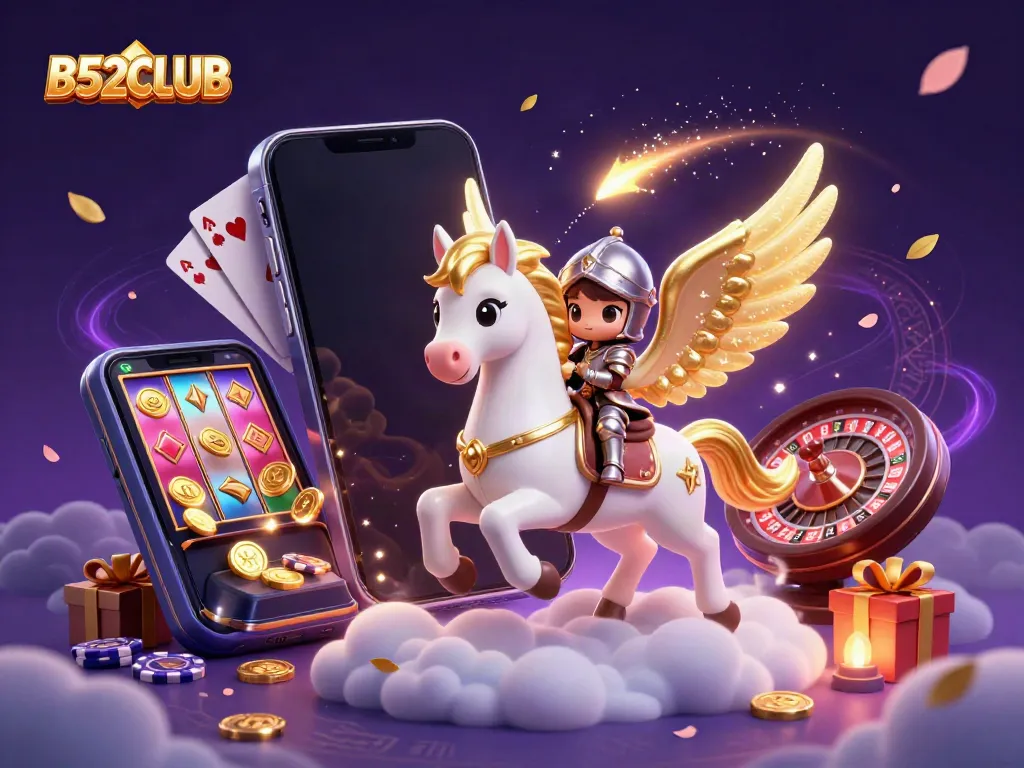 Experience winning excitement with B52CLUB in a vibrant 3D casino adventure filled with action!
