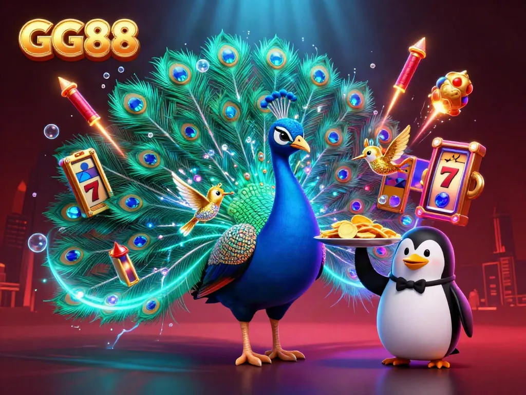 Experience thrilling gameplay at GG88 with dynamic slots and vibrant casino characters.
