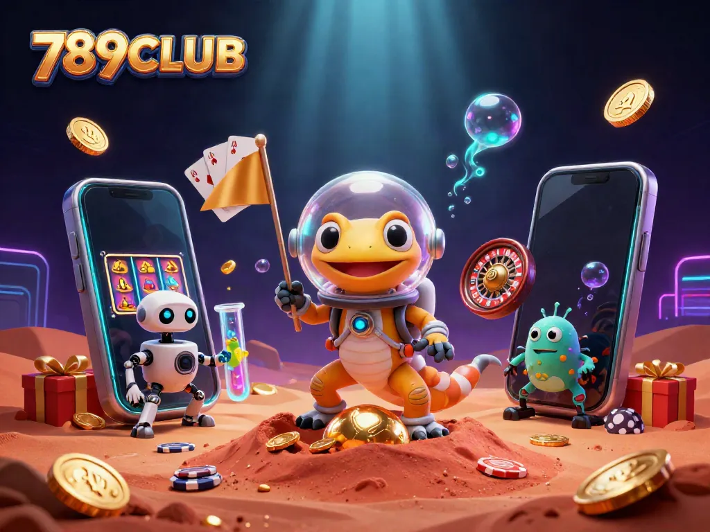 Experience the vibrant Martian adventure at 789CLUB with engaging slot games and casino excitement.