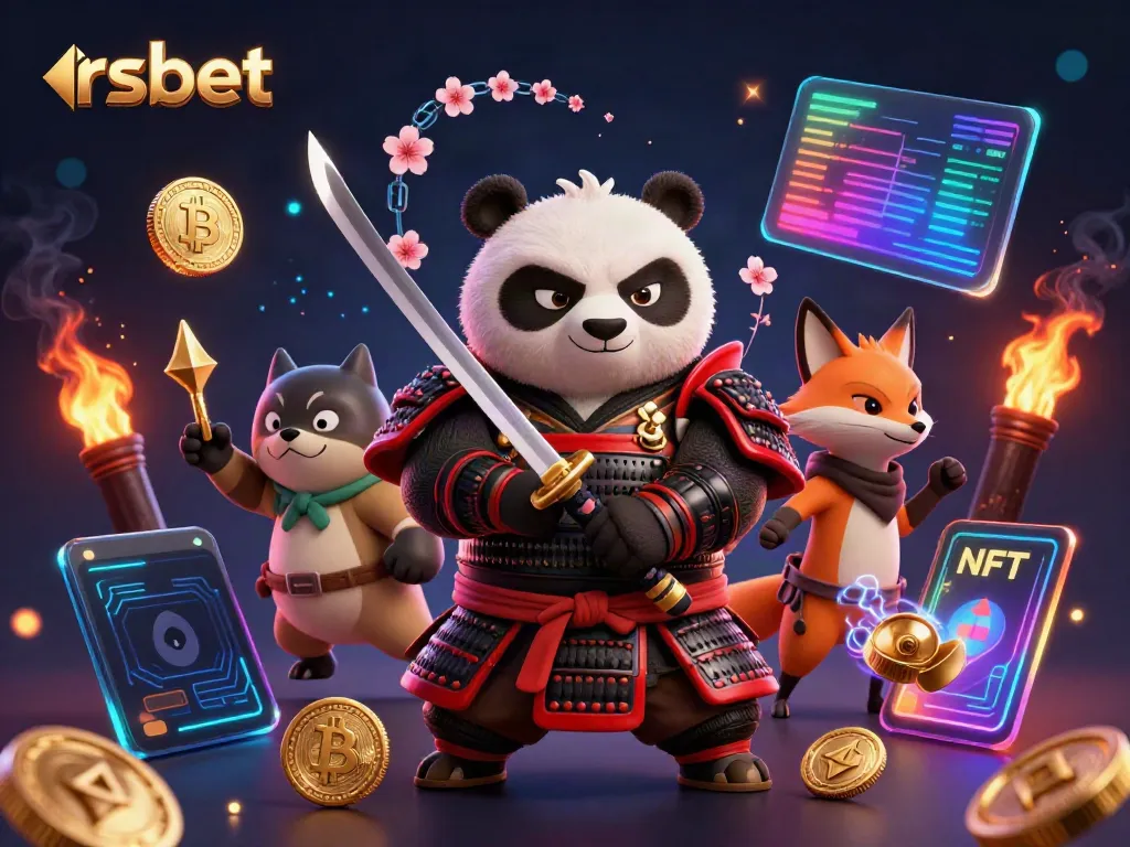 Engage in thrilling gameplay at rsbet with samurai panda and ninja fox amidst crypto treasures.