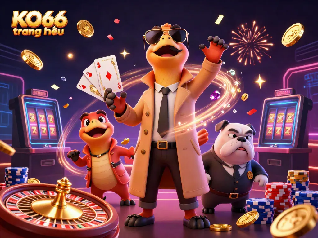 Engage with KO66 trang chủ as raptors in disguise attempt to enter VIP casino with treasure spilling