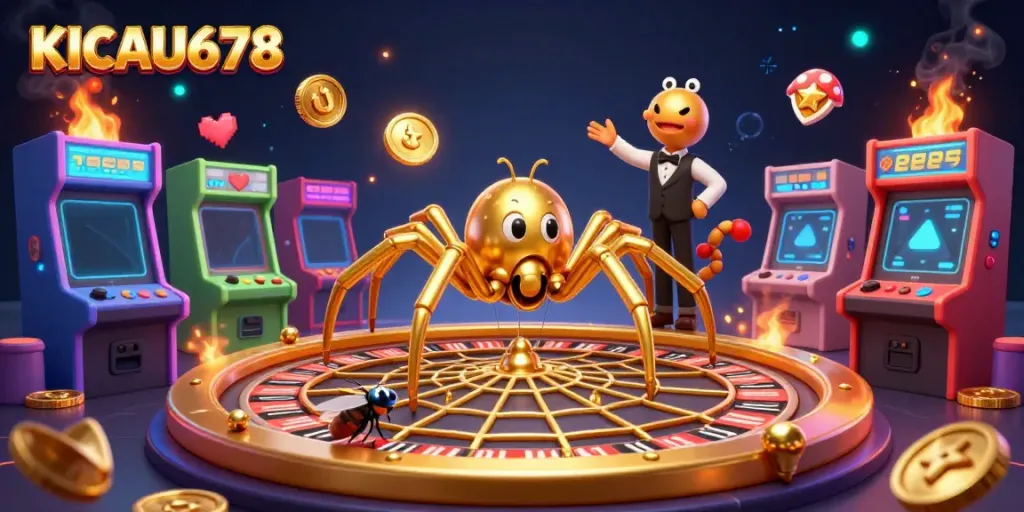 KICAU678: Experience thrilling roulette gaming with a lively spider croupier as bets are placed