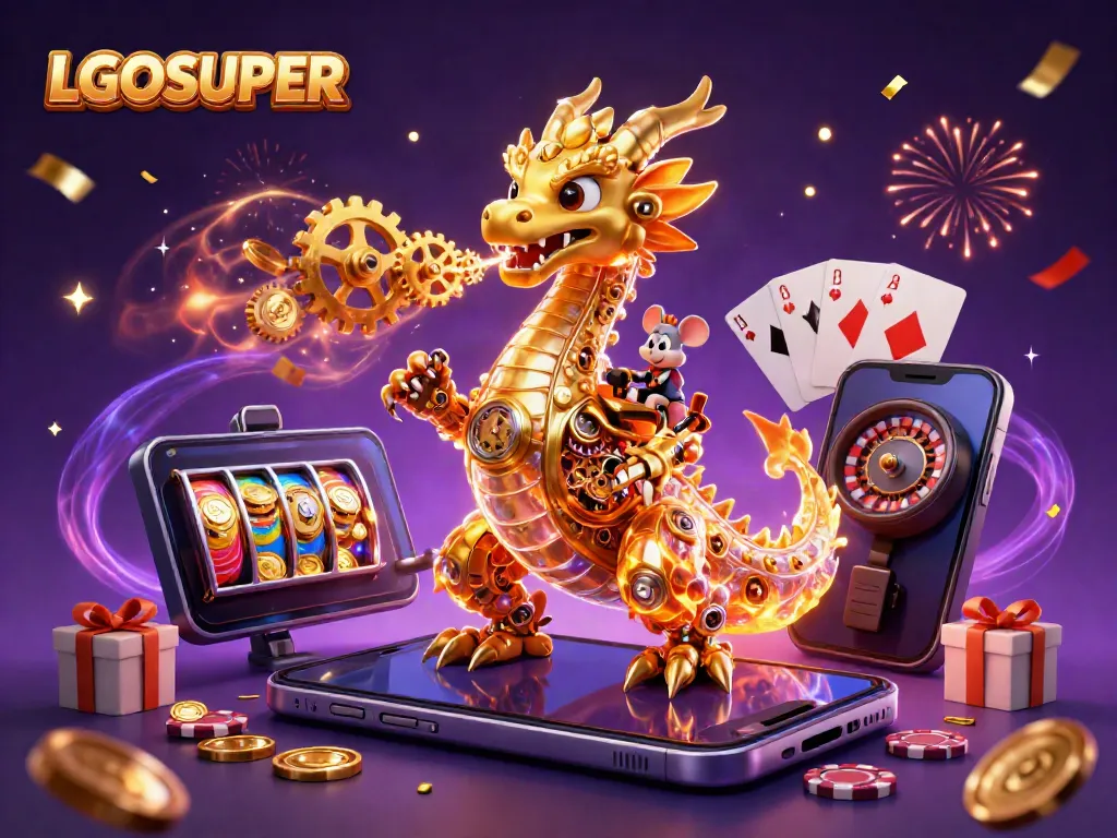 Experience the thrilling dragon adventure at LGOSUPER with vibrant casino games and rewards.