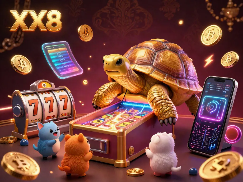 Join the excitement at XX8's casino with vibrant characters and engaging slot games.