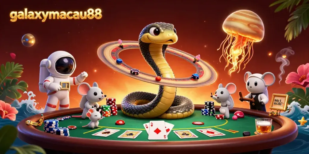 Experience engaging bets in a vibrant cosmos with galaxymacau88 and unique gambling elements.