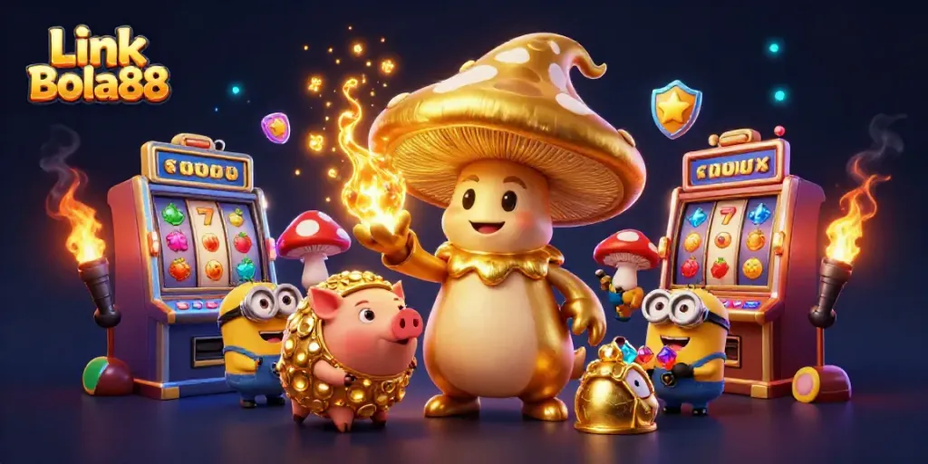 Engage with the Link Bola88 golden wizard magic while playing exciting slot machines.
