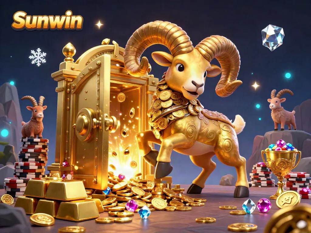 Experience epic betting thrills with Sunwin, showcasing vibrant treasures and an energized casino scene.