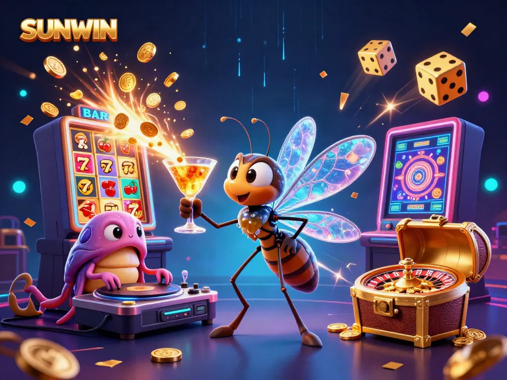 Engage in thrilling gaming at SUNWIN, where vibrant casino visuals and exciting gameplay await!